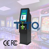 Borne de jeu de compétences avec terminal de paiement et émission de tickets pour centres d'amusement - Batterie rechargeable Vortex 1 an (version anglaise)