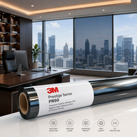Film Insulasi Panas Jendela PET 3M NV15 2 Mil dengan Perlindungan UV Ramah Lingkungan Tahan Lama untuk Apartemen/Kantor/Hotel (Panjang 30m)