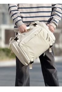 Sac à dos unisexe en nylon souple 20-37L, imperméable, respirant, avec ceinture à coussin d'air, pour usage quotidien, décontracté et sportif - Product Image 4
