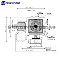 48MP Sunny Wenqiao beveiligingsmontage A48N03J-1 HD IMX582 sensor hoge resolutie OEM Mini Coms MIPI camera module