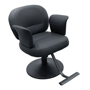 2025 Silla <span class=keywords><strong>de</strong></span> peluquero negra <span class=keywords><strong>de</strong></span> alta calidad Silla <span class=keywords><strong>de</strong></span> peluquero hidráulica peluquería - Product Image 2