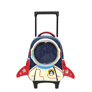 Mode mignon belle unisexe étudiant roulant école <span class=keywords><strong>sac</strong></span> <span class=keywords><strong>à</strong></span> <span class=keywords><strong>dos</strong></span> avec roues <span class=keywords><strong>Ultra</strong></span> <span class=keywords><strong>léger</strong></span> dessin animé motif Animal - Product Image 3