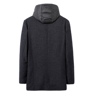Top Quality <strong>Padded</strong> <strong>Jacket</strong> Overcoat Men's <strong>Navy</strong> <strong>Jacket</strong> New Detachable 2 in 1 Plus Size Winter Casual Male <strong>Jacket</strong> Could Custom - Product Image 4