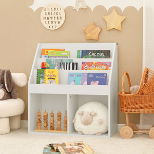 Librería de <span class=keywords><strong>pared</strong></span> Estantería de <span class=keywords><strong>pared</strong></span> para niños Libros de imágenes para estante de almacenamiento de guardería - Product Image 5