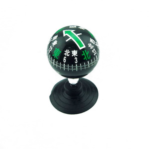 Portable Car Compass 38mm Plastic <b>Suction</b> <b>Cup</b> Black Pointer Dial Hiking Outdoor Navigation Guide - Product Image 2