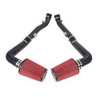 KYOSTAR Kit d'admission d'air froid haute performance pour Nissan 370Z Infiniti G37 Q50 VQ35HR V6 Filtres à air haut débit à montage avant