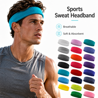 Bandeau de sport personnalisé en tissu éponge respirant et élastique pour la course, le basketball, le tennis – Accessoires d'équipe en gros