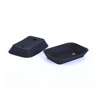Moule de moulage par injection de caoutchouc silicone vulcanisé sur mesure, couvercle en caoutchouc gris avec trou
