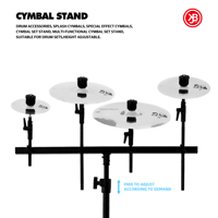 Jbk Splash Crash Cymbal Stand Special Effect for Drum Sets Musical Instrument Stand