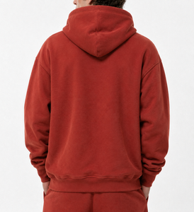 Sudadera con Capucha de Algodón Personalizada, Prelavada, 100% Felpa Orgánica de Alto Gramaje, Fabricante OEM Premium, Bajo MOQ, Sudaderas con Capucha Estampadas - Product Image 2