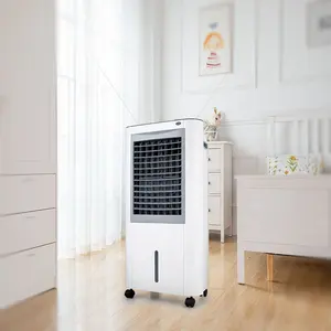 批发价格空气冷却器165W双涡轮移动式空气冷却器空调家用便携式蒸发式空气冷却器