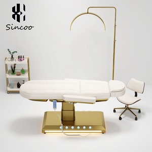 Vente en gros <span class=keywords><strong>de</strong></span> nouveaux modèles <span class=keywords><strong>de</strong></span> lits <span class=keywords><strong>de</strong></span> beauté électriques modernes avec design ergonomique, en cuir synthétique, pour salon, spa, soins du visage, <span class=keywords><strong>table</strong></span> <span class=keywords><strong>de</strong></span> <span class=keywords><strong>massage</strong></span> - Product Image 4