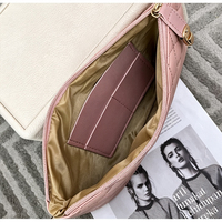 Tas Dompet Wanita Kulit PU Model Zipper Besar Anti Air, Tempat Kartu, Dompet Panjang, Clutch