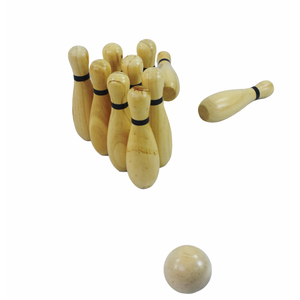 <span class=keywords><strong>Jeu</strong></span> de mini-<span class=keywords><strong>bowling</strong></span> en bois pour table, idéal pour les soirées en famille et les divertissements en extérieur - Product Image 5