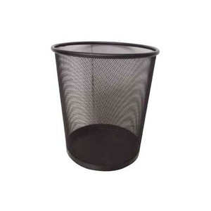 Factory Price Expanded Metal <b>Mesh</b> <b>Wire</b> Black Trash Can Garbage Bin for Home Office Durable Anti- Corrosion - Product Image 5