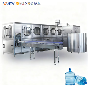 Máquina de Enchimento de Água Mineral e Purificada Totalmente Automática de 5 Galões para Garrafas Plásticas com Monitoramento Remoto - Product Image 1