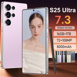 Teléfono Móvil S25 Ultra con Excelente Relación <span class=keywords><strong>Calidad</strong></span>-<span class=keywords><strong>Precio</strong></span>, Pantalla HD de 7.3 Pulgadas, 8000 mAh, 16 GB + 1 TB, 72 + 108 MP, Doble SIM, Ranura Expandible para Tarjeta TF, Teléfono <span class=keywords><strong>Android</strong></span> - Product Image 2