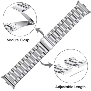 Correa de Reloj Inteligente de Acero Inoxidable de Lujo para Redmi Watch 6 5, Correa para <span class=keywords><strong>Xiaomi</strong></span> <span class=keywords><strong>Smart</strong></span> <span class=keywords><strong>Band</strong></span> 9 <span class=keywords><strong>Pro</strong></span> - Product Image 2