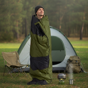 Saco de Dormir para Todo Clima, Ligero, Impermeable, Compacto, Verde - Product Image 6