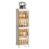 Armoire de rangement en plastique pour salle de bain et cuisine, nouveau style chinois, armoire latérale