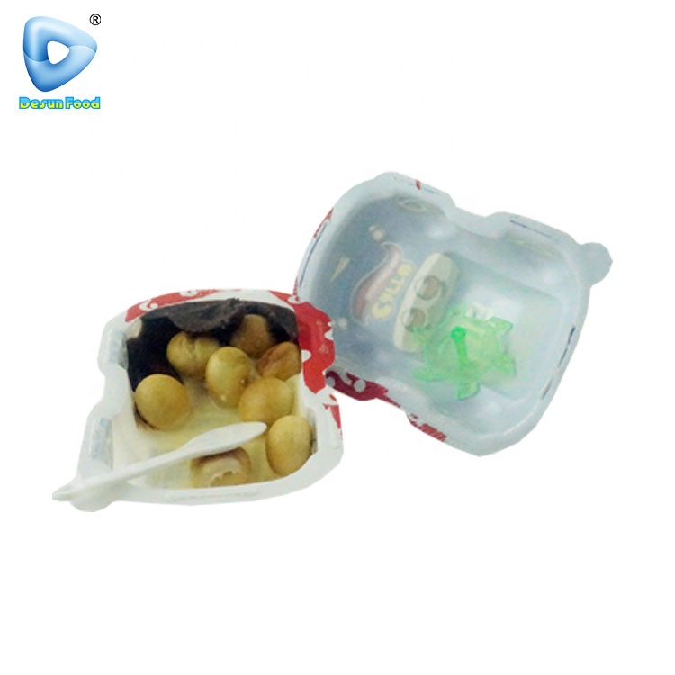 Cartoon Racing Car Shape Surprise Egg Chocolate Biscuit With Toy