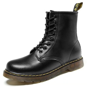 Stivali alti in pelle stile britannico 35-48 scarpe Casual estive impermeabili di grandi dimensioni stivali da <span class=keywords><strong>neve</strong></span> invernali caldi Botas all'aperto - Product Image 1