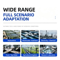 Analizador Inteligente de Calidad del Agua Multiparamétrico, Pantalla Táctil LCD de 7 Pulgadas, RS485, 4-20mA, Aprobado por CE, para Piscifactorías y Acuicultura
