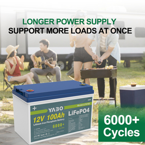 재생 에너지 공장 가격 인산염 리튬 배터리 12.8V 100Ah 6000 사이클 골프 카트 보트 RV <span class=keywords><strong>12V</strong></span> Lifepo4 - Product Image 2