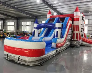 Không gian chủ đề nhảy lâu đài cho trẻ em Inflatable Bouncer thương mại Inflatable nhà bị trả lại