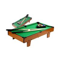 Mini juego de mesa de billar interior de alta calidad, juego de mesa de madera para niños con cojines de MDF para la interacción de billar entre padres e hijos