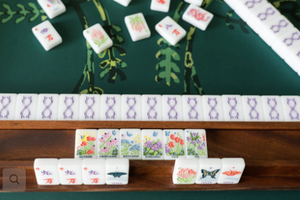 Custom American Mahjong Tiles Acrylic Melamine Game Set Durable Portable for Home <b>Entertainment</b> - Product Image 3