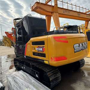 Excavadora Usada Sany SY135C de 13 Toneladas de Peso Operativo, Motor Isuzu, Componentes Principales: Motor, Caja de Cambios, Bomba de Engranajes, Rodamientos, PLC - ¡Oferta! - Product Image 3