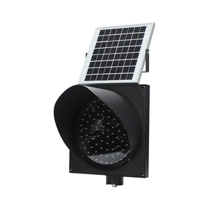 Luz de tráfico <span class=keywords><strong>solar</strong></span> inteligente, modelo de carretera de 300mm, amarilla, advertencia y reducción lenta - Product Image 2