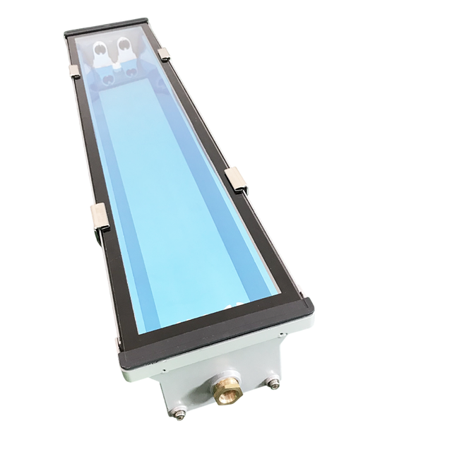 IP65 High Quality Aluminum Stainless Steel 4ft 2ft 120cm 60cm Led Tri-Proof Waterproof Surface Mount Light Fixtures T8 Tube