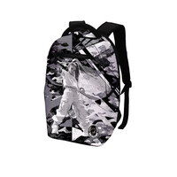 Usine OEM/ODM de Quanzhou : Sac à dos néon B-Girl Street Art, sac à dos tendance pour ordinateur portable avec fermeture éclair pour les voyages