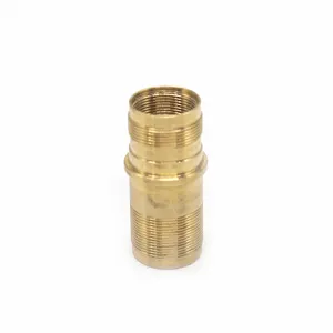 Dongguan Customized Brass Fittings for Water Pipes Car Washes CNC Parts with Drilling and Wire EDM Machine Fabrication