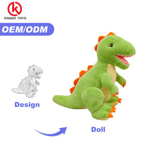 Kinqee Hot Bán Khủng Long Sáng Tạo Khủng Long Sang Trọng Mềm Đồ Chơi Ngủ Gối Khủng Long Mềm Tùy Chỉnh Đồ Chơi Sang Trọng - Product Image 1