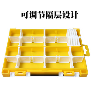 Caja de Pesca de Doble Cara YJ, Caja de Almacenamiento de Aparejos de Pesca Multifuncional de Doble Capa, Resistente al Agua y a la Presión, Portátil - Product Image 3