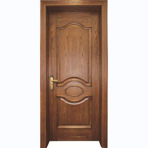 Porte en bois massif durable sur mesure de l'usine de Foshan, style italien, porte intérieure en bois pour chambre à coucher, porte intérieure de maison, porte de pièce pour maison - Product Image 6