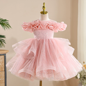 Abito Formale per Bambine, Elegante Vestito <span class=keywords><strong>da</strong></span> Principessa con Paillettes, Gonna a Palloncino, Adatto per Ragazze Più Grandi, Outfit per Esibizioni di Pianoforte - Product Image 2