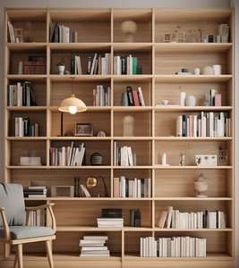 Étagère en bois au design moderne et simple, nouvelle armoire de rangement décorative pour la maison, l'école, l'hôtel ou l'appartement. - Product Image 4