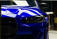 Film de protection de carrosserie automobile en vinyle PVC anti-rayures, PET, de haute qualité, bleu impérial, effet métallique liquide, changeant de couleur
