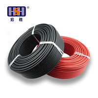 Maßgefertigtes Rot-Schwarzes Batterie-DC-Kabel 4mm2 6mm2 Industrielles Kupferkabel mit LSZH-Isolierung für Hochspannungs-Solaranlagen