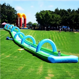 Custom Adult Crazy 1000ft <strong>Slip</strong> N <strong>Slide</strong> Manufacturer, Inflatable <strong>Slide</strong> the City for Adult - Product Image 1