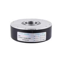 Encodeur Rotatif Incrémental à Arbre Creux de 80mm, 90mm, 100mm de Diamètre, 5Vdc, 8-30Vdc, Sortie Tension Push-Pull et Open Collector ABZ A-B-Z-
