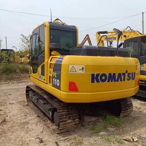 Excavatrice sur chenilles hydraulique Komatsu PC110 d'occasion de 11 tonnes, composants japonais d'origine, y compris moteur et pompe. - Product Image 6