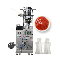 Máquina Empacadora Automática VFFS Pequeña para Sobres Irregulares de 12ml y 15ml, para Miel, Ketchup y Aceite de Oliva