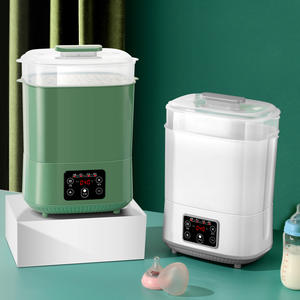 Esterilizador de biberones con doble capa y capacidad para 8 biberones, para desinfección y secado de accesorios de alimentación para bebés - Product Image 5