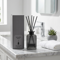 Diffuseur de parfum sans flamme haut de gamme, élégant et luxueux, pour chambre et salle de bain, avec boîte cadeau décorative, parfum longue durée