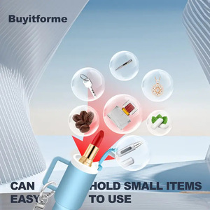 Mini cup Tumbler <span class=keywords><strong>Keychain</strong></span> Lip Balm Chapstick chủ quyến rũ có thể tháo rời cốc nhỏ móc khóa cho phụ nữ ví túi xách túi phụ kiện - Product Image 5